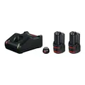 Produktbild: Bosch Akku Starter-Set: 2 x GBA 12 Volt 2,0 Ah und GAL 12V-40