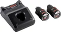 Produktbild: Bosch Professional 12V Akku Set  (2x 2.0Ah Akku + Ladegerät GAL 12V-40 C132)