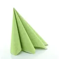 Produktbild: Sovie HORECA Serviette Janet in pistazie aus Linclass® Airlaid 40 x 40 cm, 50 Stück - Ornamente Floral Schnörkel