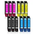 Produktbild: 12er Pack Druckerpatronen 502 502XL kompatibel mit Epson XP-5100