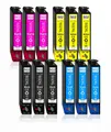 Produktbild: Druckerparadies 12er Pack Druckerpatronen 502 502XL kompatibel mit Epson XP-5100 Tintenpatrone (12-tlg)