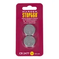 Produktbild: 2x STOP & GO 07590 Knopfzelle Knopfbatterie Batterie 3V CR2477