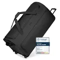 Produktbild: REDOLZ XXL sehr große Trolley-Reisetasche mit Rollen 91 cm [Sondergröße] 128 Liter | für Männer & Frauen (Duffle Essentials)