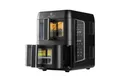 Produktbild: CHEF CUISINE International Heißluftfritteuse Air Fryer Dual Zone, 2400 W, Zwei 4,5-L-Zonen, 12 Programme, SYNC-Funktion, Touchdisplay