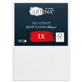 Produktbild: Keilrahmen Leinwand zum Bemalen 50x70 cm – Artina FSC® Leinwand bespannte Keilrahmen Leinwände zum malen für Acrylfarben Canvas Weiß 100% Baumwolle