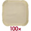 Produktbild: PAPSTAR Backpapier, 23x23 cm, für Airfryer braun 23 cm x 4.5 cm