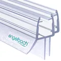 Produktbild: Engelbach® Duschdichtung für 5-8mm Glastüren, 2x70cm, Duschtürdichtung, Wasserabweisende Ersatzdichtung