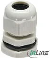 Produktbild: InLine Kabelverschraubung Grau Packung mit 10 (44014)