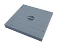 Produktbild: Marley Deutschland GmbH Erdschacht Kunststoff Schachtdeckel für Einlaufschacht Rahmen Nennmaß: 200x200mm, 20x20x2 cm, 1-St., stabil, begehbar, laugen- und säurebeständig