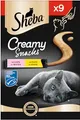 Produktbild: SHEBA Beutel Creamy Snacks für Katzen mit Huhn und Lachs cremiger Snack 7 x 9 x 12g