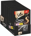 Produktbild: SHEBA CREAMY SNACKS MIT HUHN UND LACHS  LECKERLI CREMIGE KATZEN SNACK 63 x 12 g
