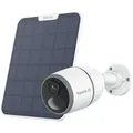 Produktbild: Reolink Go Ultra+Solarpanel, 4K 8MP Akku 4G LTE Überwachungskamera, Personen-/Fahrzeug-/Tiererkennung, Nachtsicht, 2-Wege-Audio, IP65, mit SIM Karte - Weiß