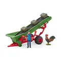 Produktbild: SCHLEICH 42377 Farm World Spielset - Heuförderband mit Bauer, Spielzeug ab 3 Jahren