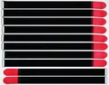 Produktbild: 10 Klett Kabelbinder 800 x 50 mm rot Kabelklettband Kabelklett Klettband mit Öse
