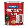 Produktbild: Wetterschutzfarbe Moosgrün 750 ml RAL 6005 Renovo