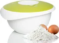 Produktbild: Westmark Rührschüssel mit zweigeteiltem Deckel, 2,5 l, weiß/apfelgrün, 3153227A