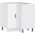 Produktbild: vidaXL Küchen-Eckunterschrank Porto Weiß Holzwerkstoff