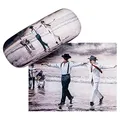Produktbild: VON LILIENFELD Brillenetui Theo Michael Sirtaki Kunst Motiv Etui Brille Mikrofaser Brillenputztuch Brillenbox Stabiles Hardcase Set mit Stoff bezogen