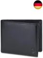 Produktbild: VON HEESEN® Leder Geldbörse Herren mit RFID Schutz I Echtleder Geldbeutel für Mä