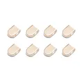 Produktbild: ELANOX elastische Schnürsenkel 4 Stück für 2 Paar Schuhe mit stylischen Enden leichtes Anziehen ohne zu Binden (8 Endstücke gold)