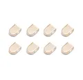 Produktbild: ELANOX Schnürsenkel 4 Stück für 2 Paar Schuhe elastische Schnürsenkel mit Clips, inkl. Enden (Clips) - 8 St. in silber