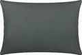 Produktbild: Erwin Müller Kissenbezug, Kissenhülle Nürnberg Doppel-Jersey, anthrazit Größe 30x50 cm - strapazierfest, temperaturausgleichend, mit Reißverschluss