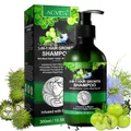 Produktbild: P-BEAUTY 3in1 Haarwachstumsshampoo 1 x 300ml - mit Black Castor Rizinus Oil, Amla & Schwarzkümmelöl – für die Kopfhautpflege, fördert dichtes und glänzendes Haar, Vegan