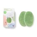 Produktbild: waschies KIDS Wasch-Pads für Babys und Kinder, zur Reinigung nur mit Wasser, wiederverwendbar, hautschonend, supersoft, Made in Germany, Grün, 2er Set