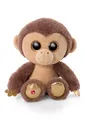 Produktbild: NICI 46949 Original – Glubschis Hobson 25 cm – Kuscheltier Affe mit großen Augen – Flauschiges Plüschtier mit Glitzeraugen – Schmusetier für Kuscheltierliebhaber, braun/beige, 9 cm