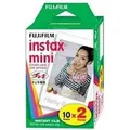 Produktbild: Fujifilm Instax Mini Sofortbildfilm 2x 10er - Fotopapier - weiß