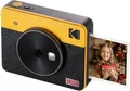 Produktbild: KODAK Mini Shot 3 Retro 4PASS 2-in-1 Sofortbildkamera und Fotodrucker (7,6x7,6cm) + 8 Blatts, Gelb