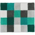 Produktbild: Kleine Wolke Badteppich CARO Petrol 55 x 65 cm