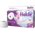 Produktbild: Hakle Toilettenpapier Sanft und Sicher, 4-lagig, Tissue, 130 Blatt, 8 Rollen