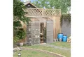 Produktbild: Outsunny Gewächshaus Schiebetür, Aufklappbare Dachfenster, Pflanzenhaus für Garten, BxTxH: 192 x 68 x 196 cm, BxLxH: 68 x 192 x 196 cm, 4 mm Wandstärke, Tomatenhaus 1-St., Treibhaus, aus Polycarbonat, Alu, Silber, 192 x 68 x 196 cm