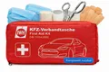 Produktbild: Auto Verbandtasche Verbandskasten rot neue Norm 2023 KFZ MHD 05/2028 DIN 13164