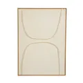 Produktbild: Mica Decorations Wanddeko - Wandbild Japandi Abstrakt 70 x 50 x 3,5 cm - Wandbil