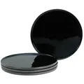 Produktbild: CreaTable 21662 Futuro Speiseteller Ø 26 cm, schwarz, 4-teilig (1 Set)