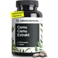 Produktbild: natural-elements Vitamin-C Camu Camu Extrakt, 180 Kapseln, 1 Kapsel täglich = 125 mg