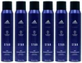 Produktbild: 6x adidas STAR UEFA Champions League Deo Spray, 48H Schutz, 200ml
