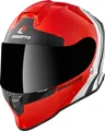 Produktbild: Bogotto V151 Wild-Ride Helm, rot/schwarz/weiß, XL