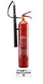 Produktbild: CO2 Feuerlöscher KS 5 ST, Stahlblech rot lackiert Löschmenge 5 kg Brandklasse B
