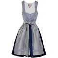 Produktbild: Spieth & Wensky Dirndl Debora Dirndl Dirndl Debora Midi-Dirndl Kleid 2-teiliges Trachtenkleid blau 46/3XL