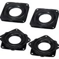 Produktbild: Drehteller Kugellager 4 Stück 72mm schwarz für Anzeigen, Lazy Susan, bis 50kg