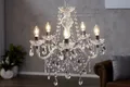 Produktbild: Pendellampe E14 Klassisch Acryl Kristalle Wohnzimmer Kronleuchter