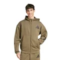 Produktbild: adidas Kapuzenpullover Z.N.E. Zip-Hoodie (Baumwolle/Polyester) olivegrün Herren, Größe: S