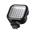 Produktbild: Walimex pro LED-Videoleuchte mit 36 LEDs, 3 W, Kamera Beleuchtung stufenlos dimmbar, erweiterbares Fotolicht mit Stecksystem, Videolicht für Aktion Kamera, Camcorder und DSLR