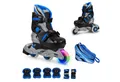 Produktbild: JAMBACH Inlineskates, verstellbare Größe blinkende Rolle Einsteiger Set