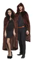 Produktbild: Cape Dawn braun 170cm Damen Herren Kostüm Umhang mit Kapuze Halloween Fasching