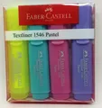 Produktbild: 154610 Faber-Castell Textmarker Textliner Pastel 4er Etui