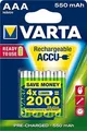Produktbild: Varta Batterie 4 x AAA - NiMH - (wiederaufladbar)
